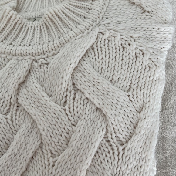 Cocogio Wool Acrylic Blend Cozy Chunky Sweater Made in Italy size M - Picture 9 of 9